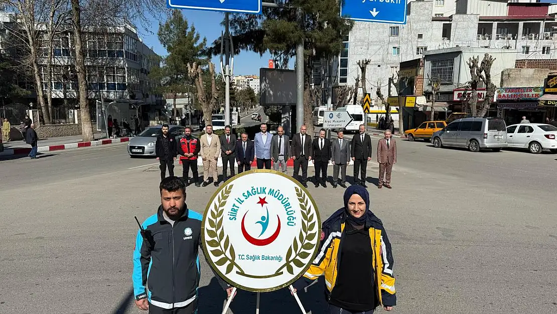 14 Mart Tıp Bayramı Çelenk Sunma Töreni İcra Edildi
