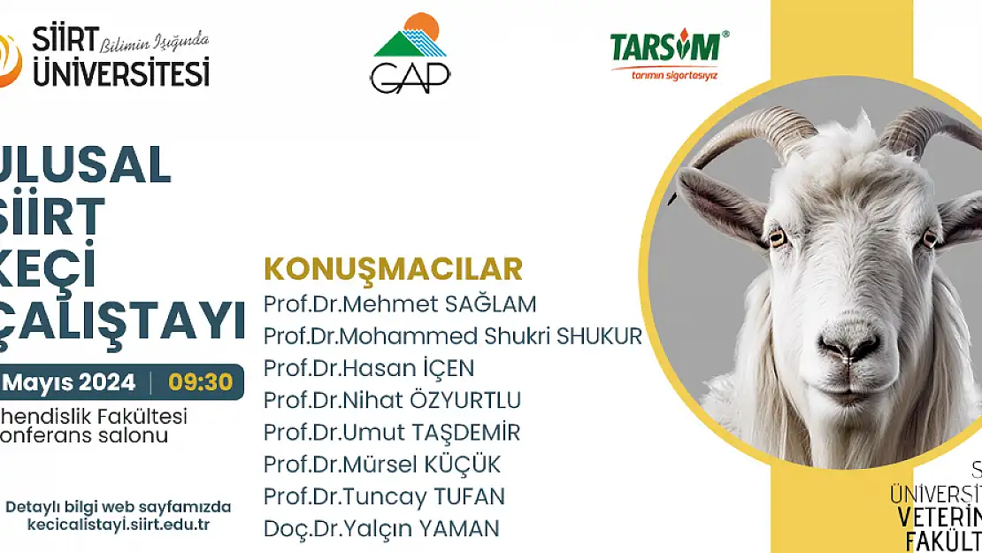 2'nci Ulusal  Siirt Keçi Çalıştayı