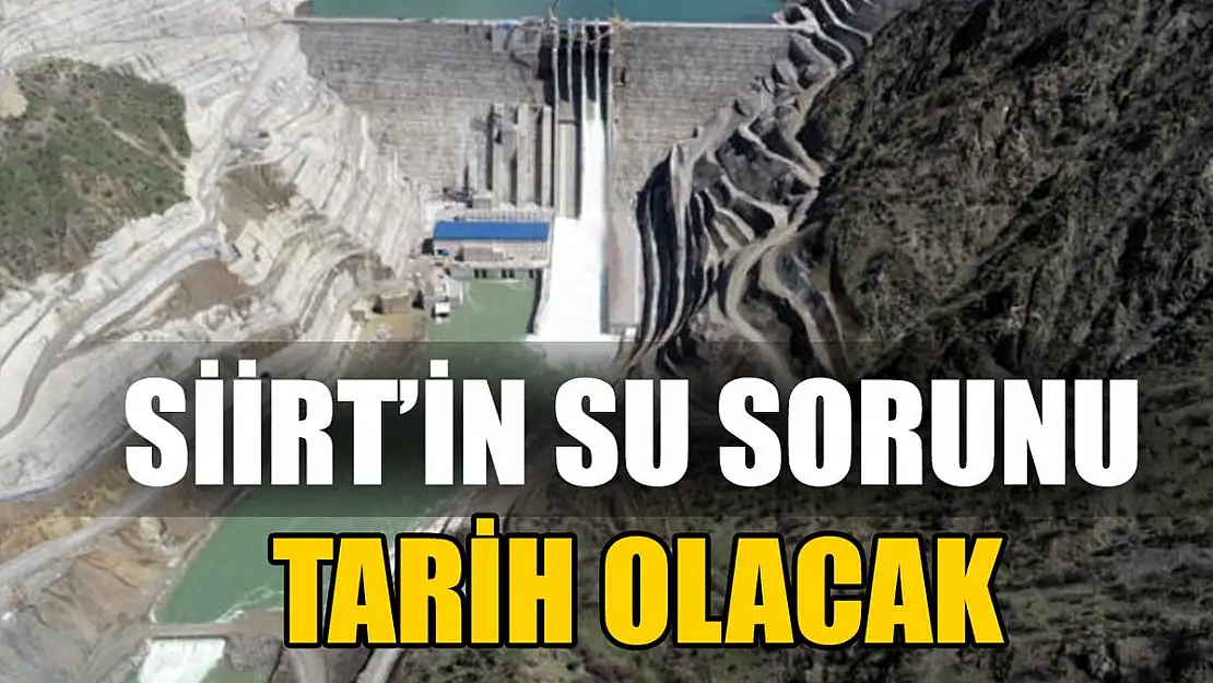 Siirt'in Su Sorunu Tarih Olacak: Proje İhalesi 5 Ekim'de!