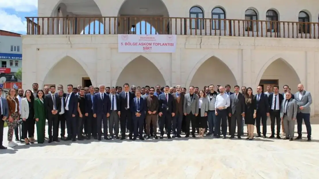 5. BÖLGE ASKOM TOPLANTISI SİİRT'TE YAPILDI