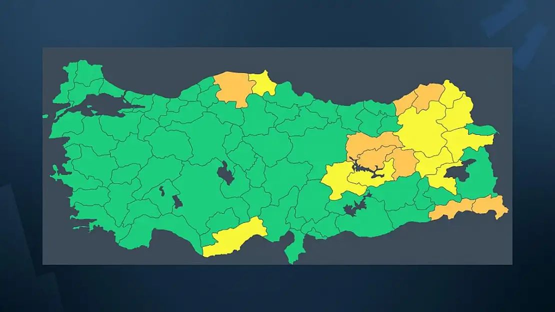 8'i 'Turuncu' Olmak Üzere 18 Kent İçin Uyarı!