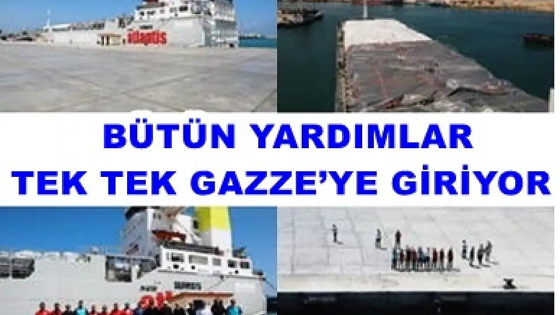 9. İyilik Gemisi Mısır'a Ulaştı, Yardımlar Gazze Yolunda 