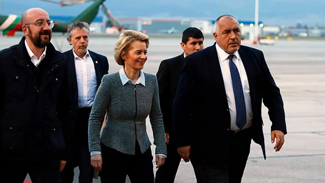 AB liderleri, Bulgaristan Başbakanı Borisov ile Türkiye sınırını havadan inceledi