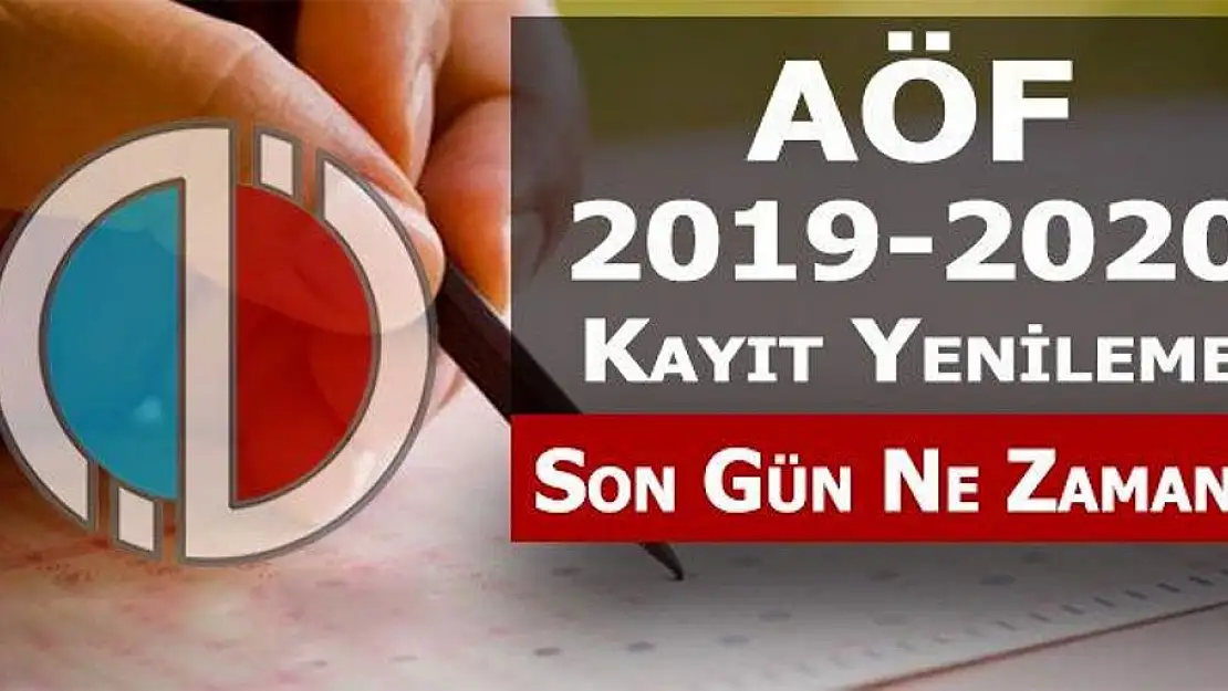AÇIKÖĞRETİM KAYIT YENİLEME İŞLEMLERİ BAŞLADI