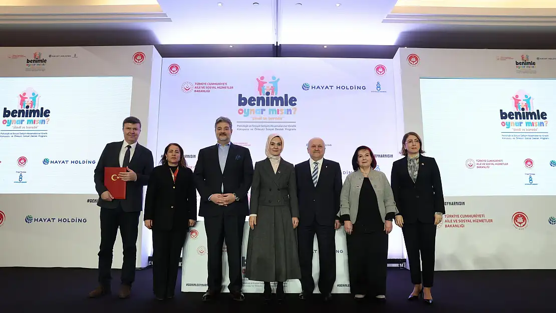 Aile ve Sosyal Hizmetler Bakanlığı ve Hayat Holding İşbirliğiyle ''Benimle Oynar Mısın?'' Sosyal Destek Programı Başlıyor!