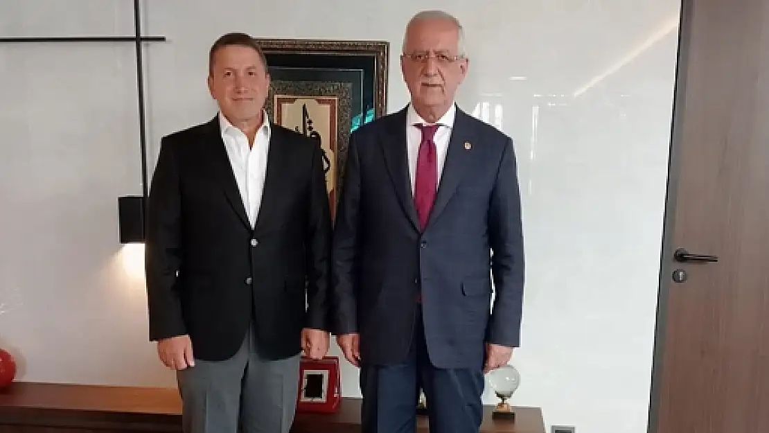 AK Parti Bursa Milletvekili Aydın'dan STSO Başkanı Kuzu'ya Ziyaret
