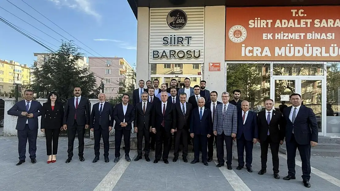 Akarca'dan Siirt Barosu'na Ziyaret