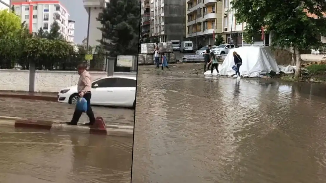 Altyapı Yetersiz Olunca Sağanak Yağışlar Yüzünden Şehrimizde Caddeler Bile Geçit Vermez Hale Geliyor