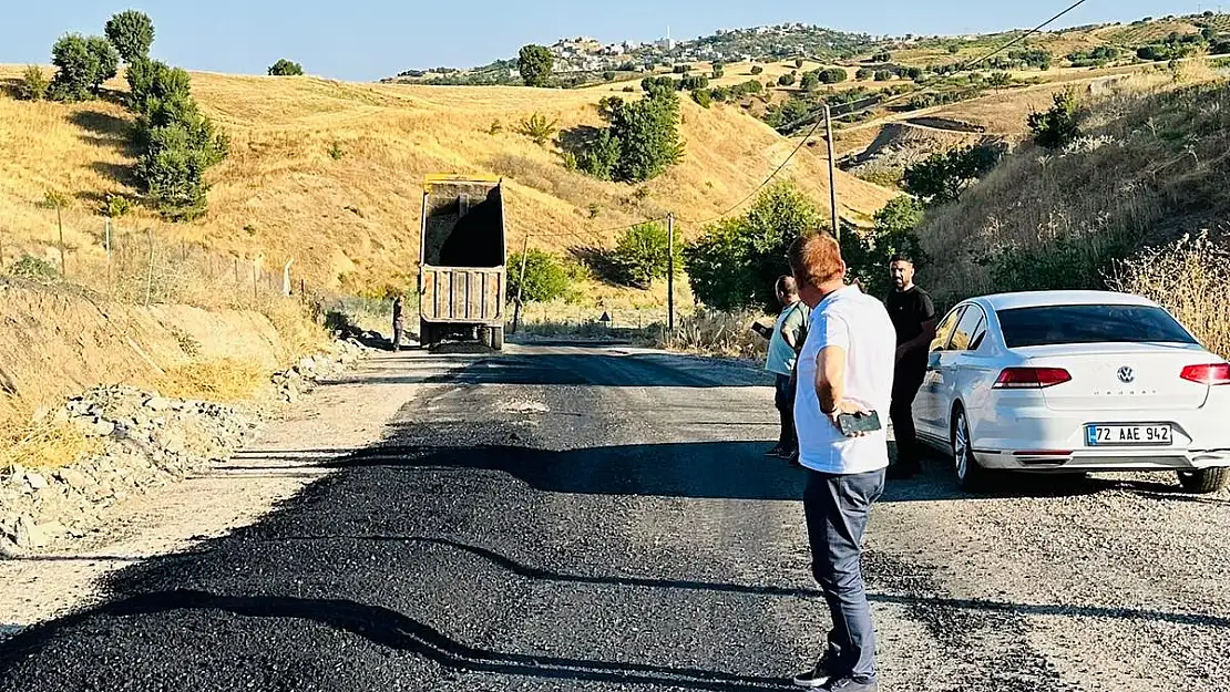 Atabağı Beldesinde Yol Çalışmaları