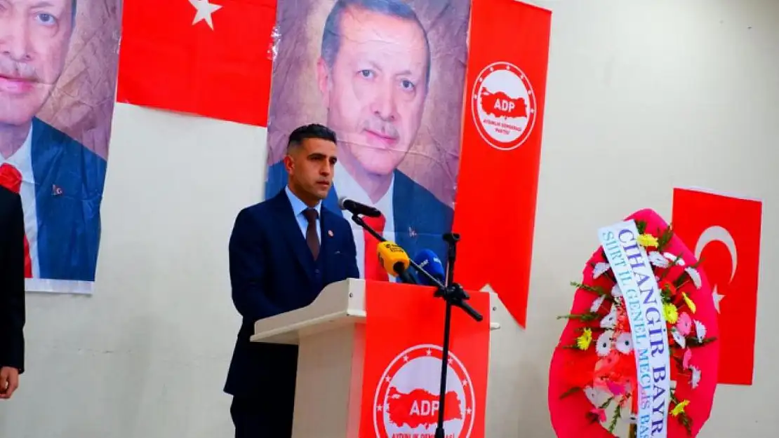 AYDINLIK DEMOKRASİ PARTİSİ SİİRT İL BAŞKANI BELLİ OLDU