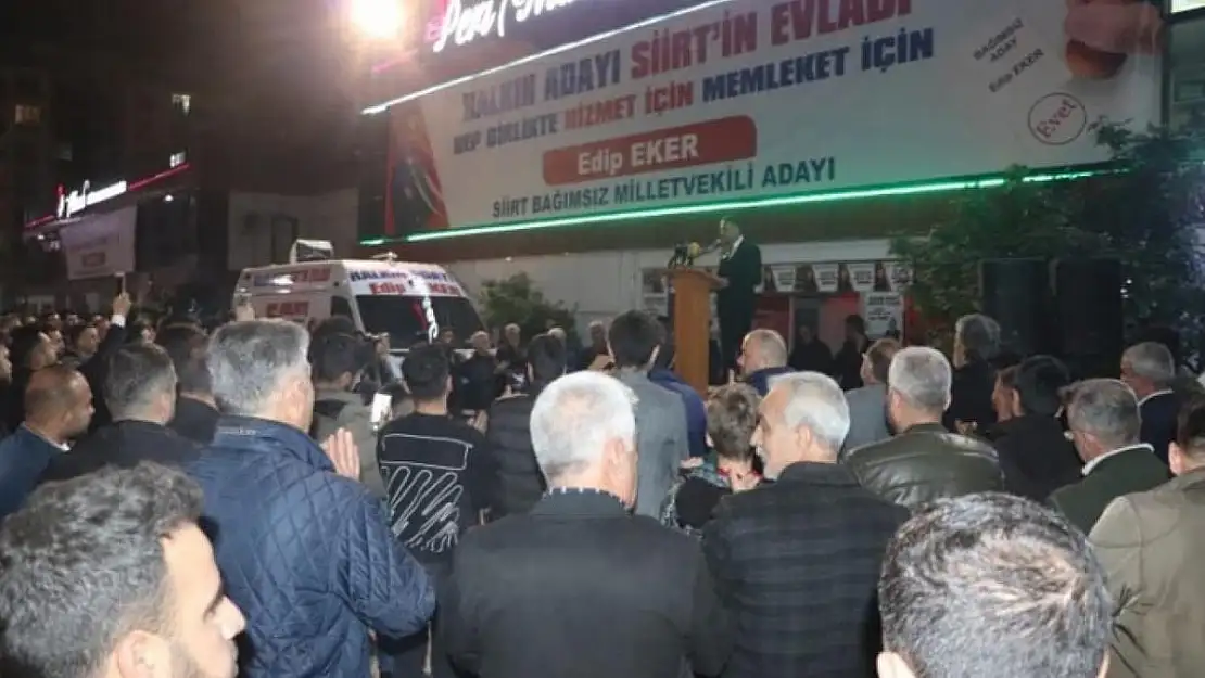 BAĞIMSIZ MİLLETVEKİLİ ADAYI EDİP EKER HALKLA BULUŞTU