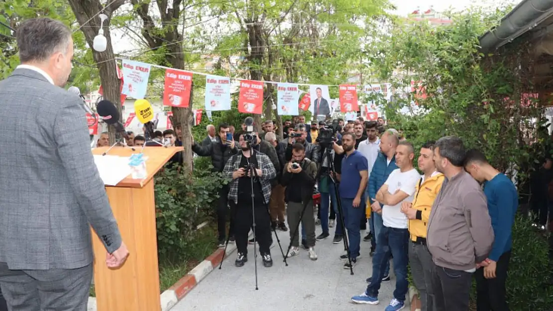 BAĞIMSIZ MİLLETVEKİLİ ADAYI EKER İKİNCİ SEÇİM BÜROSUNU AÇTI