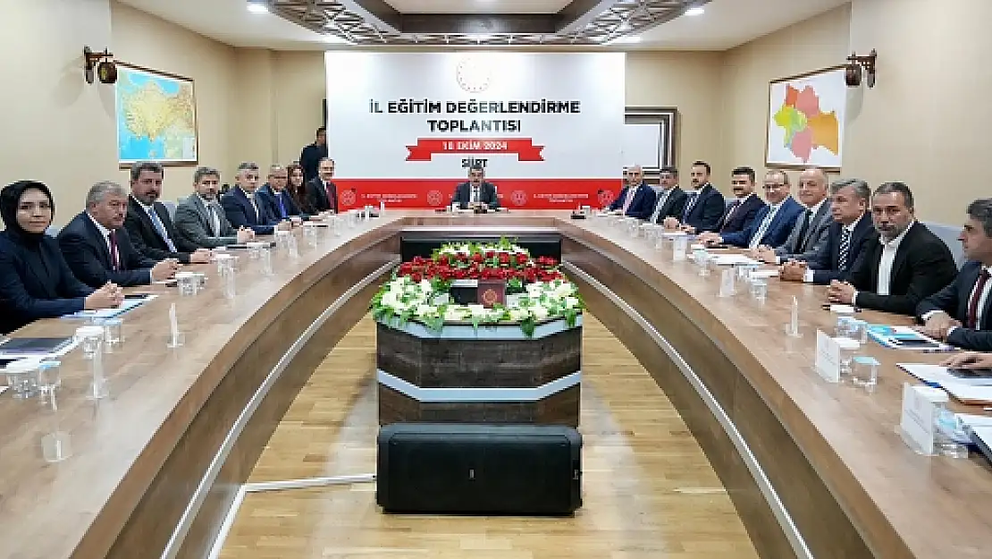 Bakan Tekin, Siirt İl Eğitim Değerlendirme Toplantısını Gerçekleştirdi