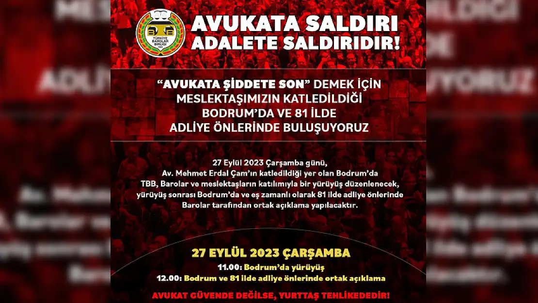 Baro'lardan Tepki: Avukatlara Şiddete Son