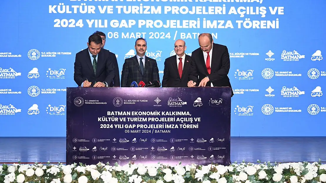 Batman, Ekonomik Kalkınma, Kültür ve Turizm Projeleri İmza Töreni