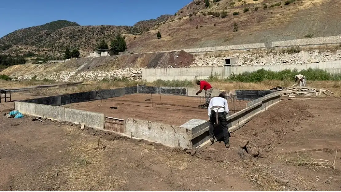 Baykan'da Mezbaha Yapımına Başlandı
