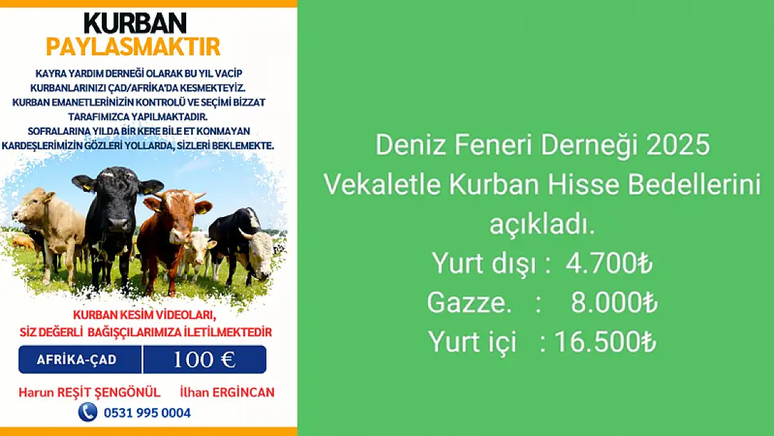 Bayram Öncesi Kurban Bağışlarına Yoğun İlgi