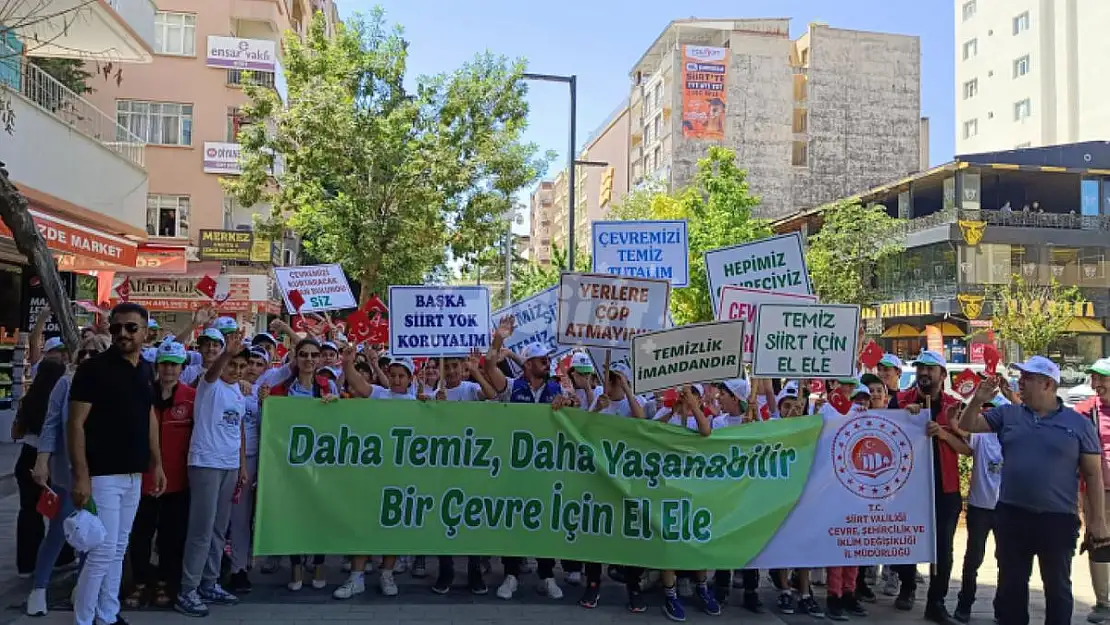 Çevre Temizliğine Dikkat Çekilmesi İçin yürüyüş Gerçekleştirildi!