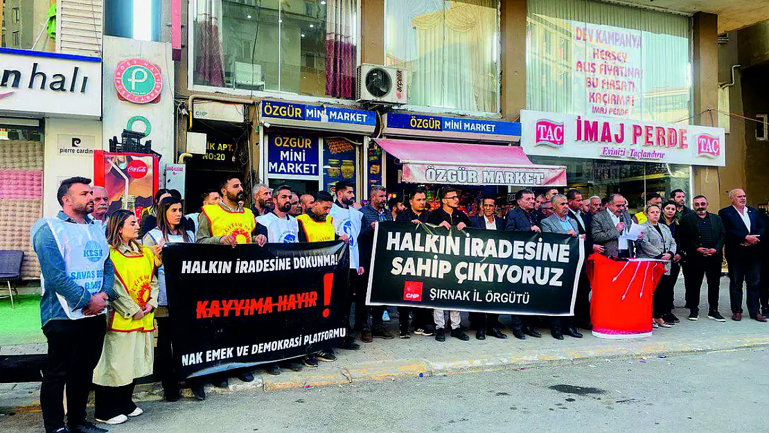 CHP Şırnak Kadın Kolları Başkanı Özlem Baran: 'Halk İradesine Saygı Gösterilmeli'