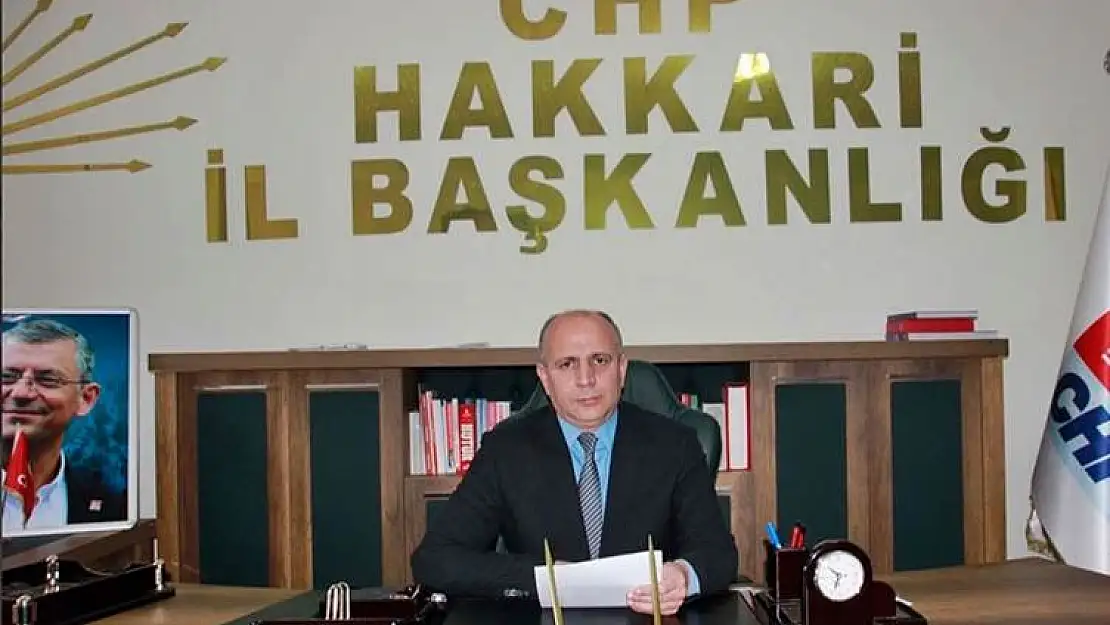 CHP'nin Hakkari İl Başkanı İstifa Etti