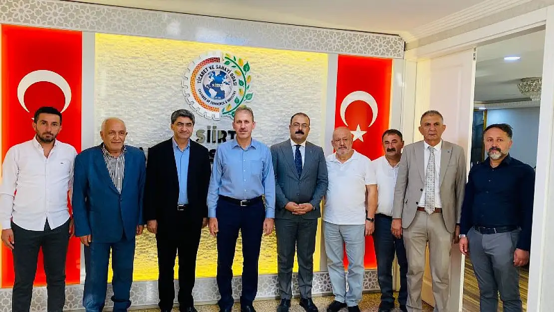DEVA Partisi Genel Başkan Yardımcısı Ekmen'den Siirt TSO'ya Ziyaret