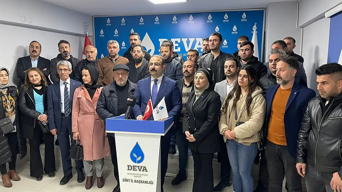 DEVA PARTİSİ İL BAŞKANI AV.UMUT DAYANAN ADAYLIK NEDENİYLE İSTİFA ETTİ