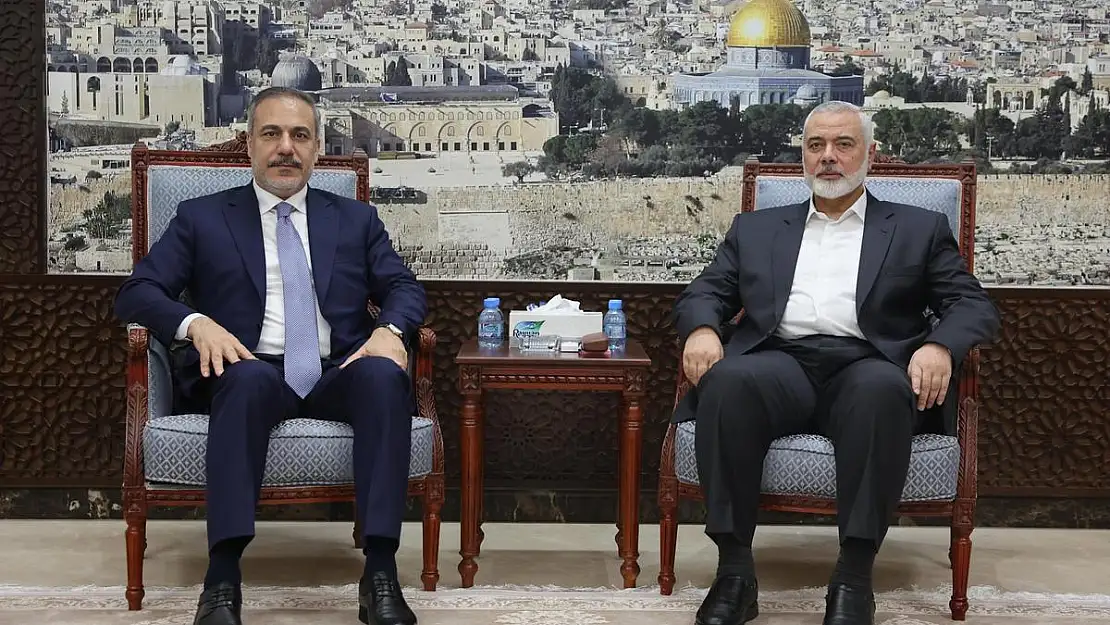 Dışişleri Bakanı Hakan Fidan, Hamas Siyasi Büro Başkanı Heniyye İle Görüştü