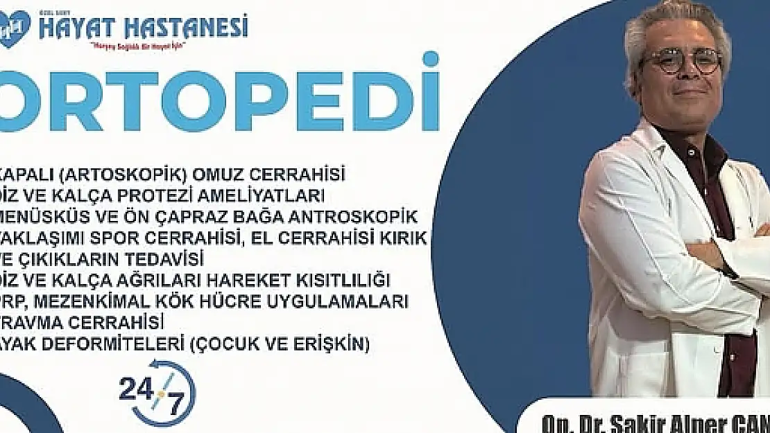 Dr. Şakir Alper Cansever: Kalça Kireçlenmesi Hakkında Bilgi Verdi