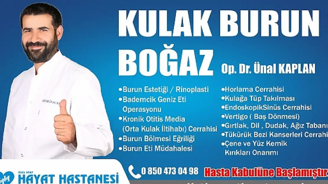 Dr. Ünal Kaplan, Burun Ameliyatları Konusunda Bilgilendirdi