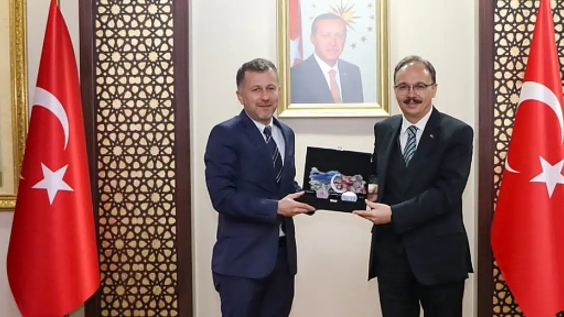 DSİ 17. Bölge Müdürü Cihan Aksoy'dan Vali Kızılkaya'ya Ziyaret