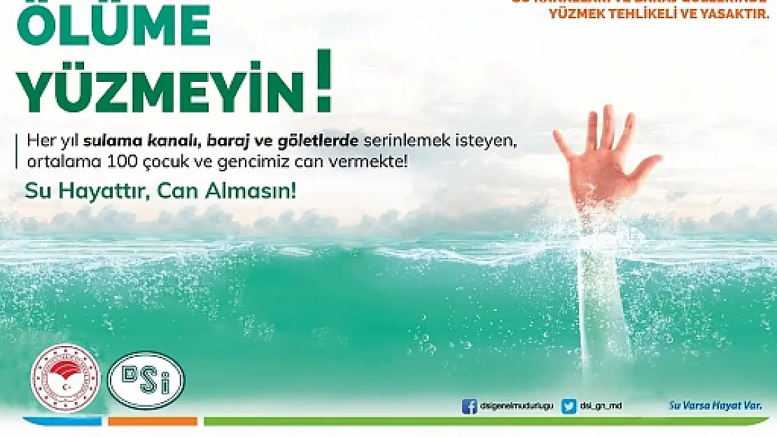 DSİ'den Uyarı: 'Serinlemek İçin Baraj Gölüne Girmeyin'