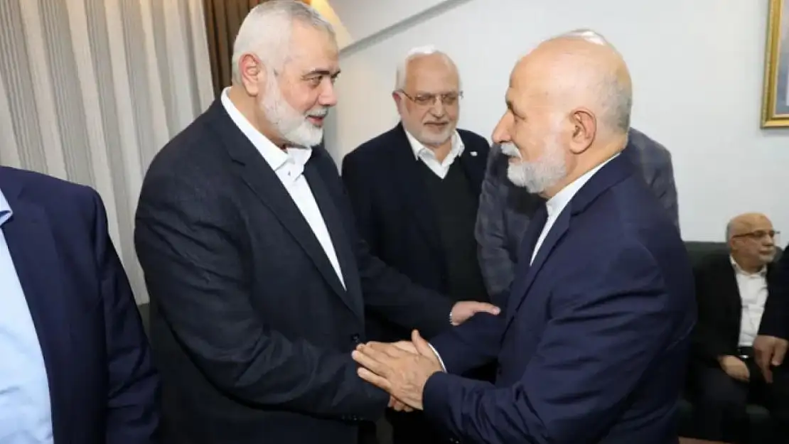 Hamas Siyasi Büro Başkanı Heniyye, Siirt Vakfı Genel Başkanı Zeki Akyüzlü İle Görüştü!
