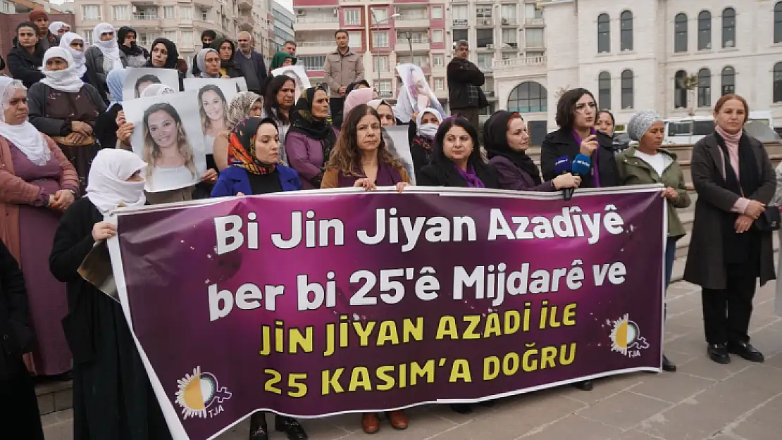 HEDEP Siirt İl Yönetiminden 'Kadına Yönelik Şiddet' Yürüyüşü