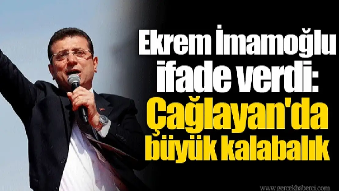 İBB Başkanı İmamoğlu Çağlayan Adliyesinde İfade Verdi