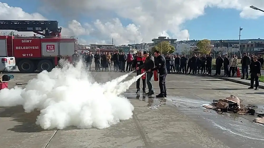 İl Emniyet Müdürlüğü Binasında Yangın Tatbikatı Yapıldı