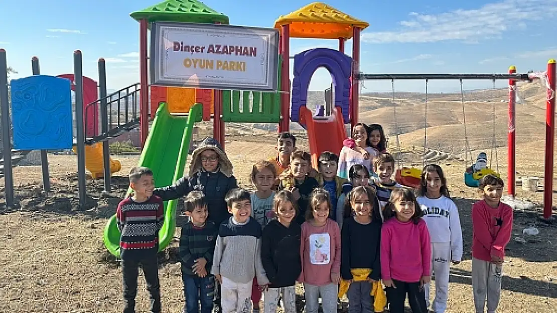 İş İnsanı Azaphan, Hatrant Köyüne Oyun Parkı Yaptırdı