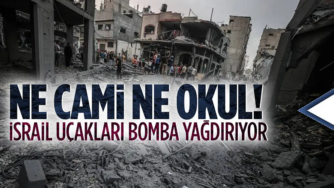 İsrail Hastane, Okul, Cami Vuruyor, Dünya Seyrediyor