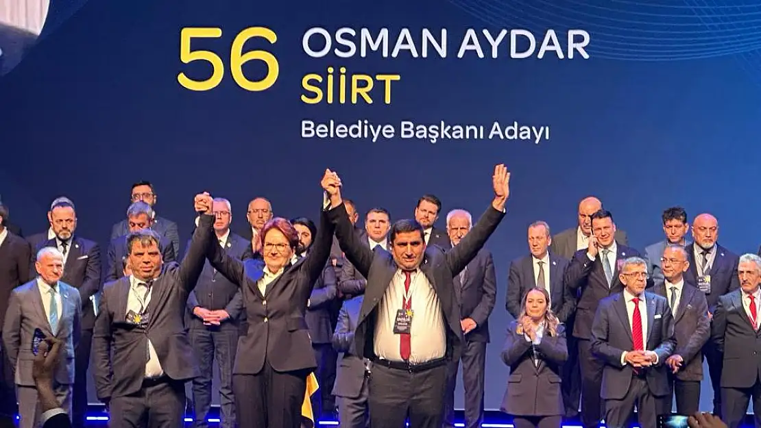 İyi Parti Aday Tanıtımını Yaptı Siirt Belediye Başkan Adayı Osman Aydar