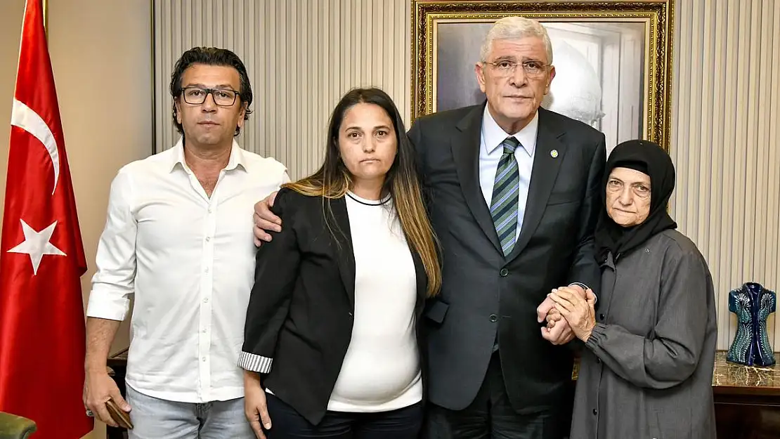 İYİ Parti Lideri Müsavat Dervişoğlu, Ateş Ailesi İle Görüştü