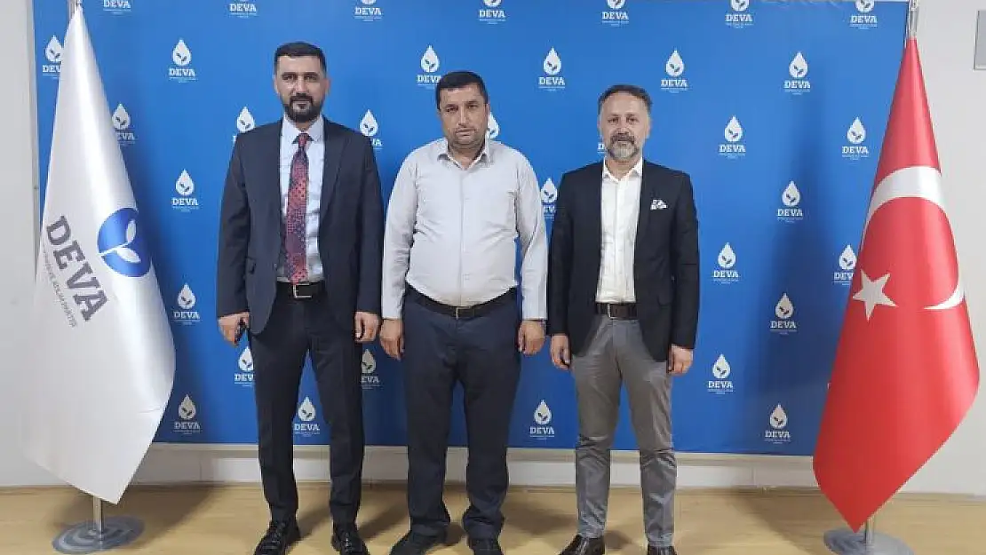 İYİ Parti Siirt İl Başkanından DEVA Partisi İl Başkanına Hayırlı Olsun Ziyareti
