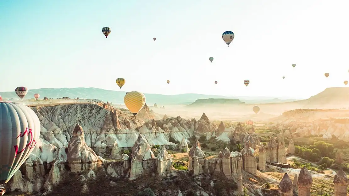 Kapadokya'ya bu yıl da turist akını oldu