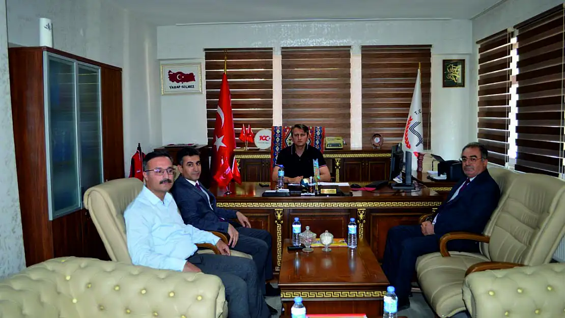 Kaymakam Özcan'dan İlçe Milli Eğitim Müdürlüğüne Ziyaret