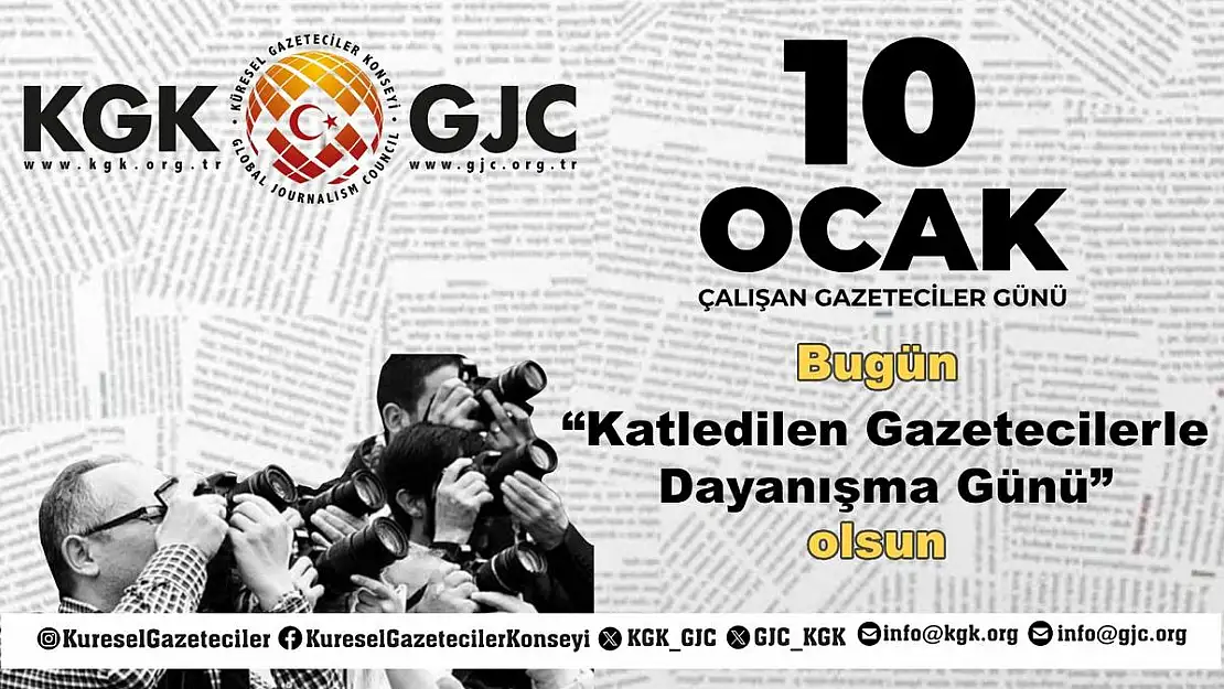 KGK: Bugün 'Katledilen Gazetecilerle Dayanışma Günü' Olsun