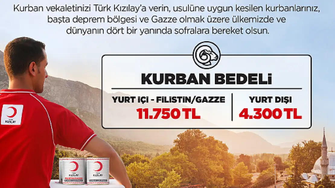 Kızılay Milletin Kurban Vekâletlerini İhtiyaç Sahiplerine Ulaştıracak