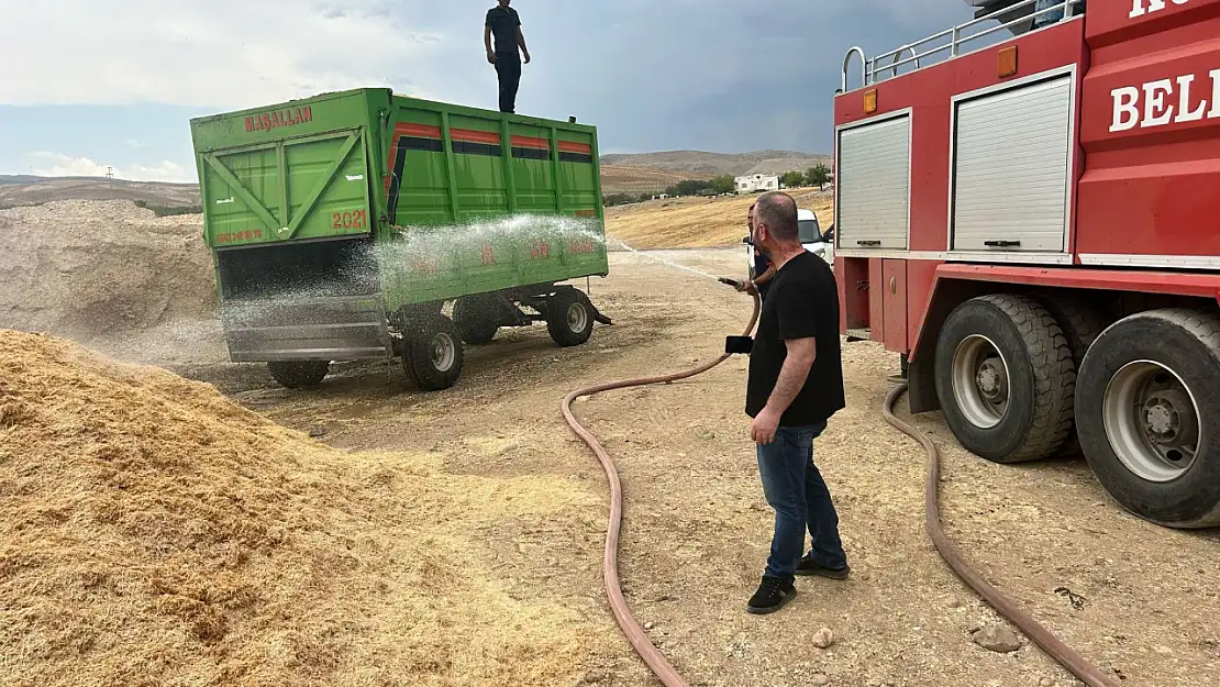 Kurtalan Belediyesi İtfaiye Ekipleri, Çayırlı Köyü Mevkiinde Çıkan Yangını Hızla Söndürdü