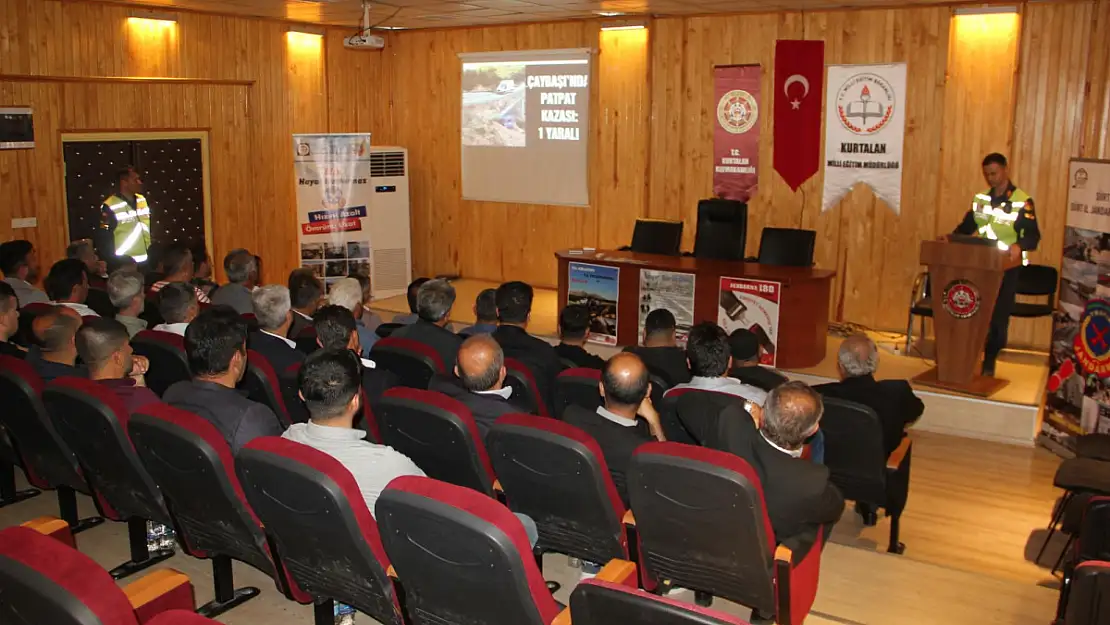Kurtalan'da, Patpat Sürücüleri İçin Uyarı Eğitim Semineri Düzenlendi