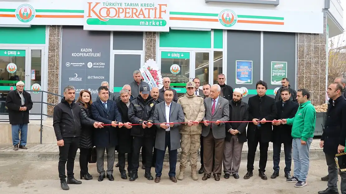 KURTALAN'DA TARIM KREDİ KOOPERATİF MARKETİ AÇILDI!