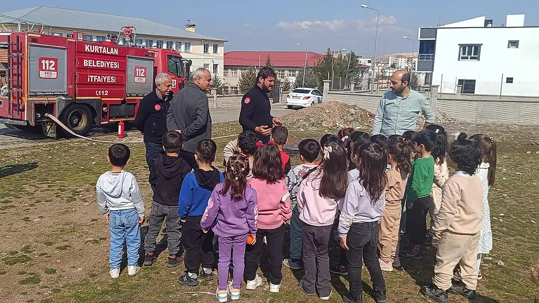 Kurtalan'da Yangın Tatbikatı