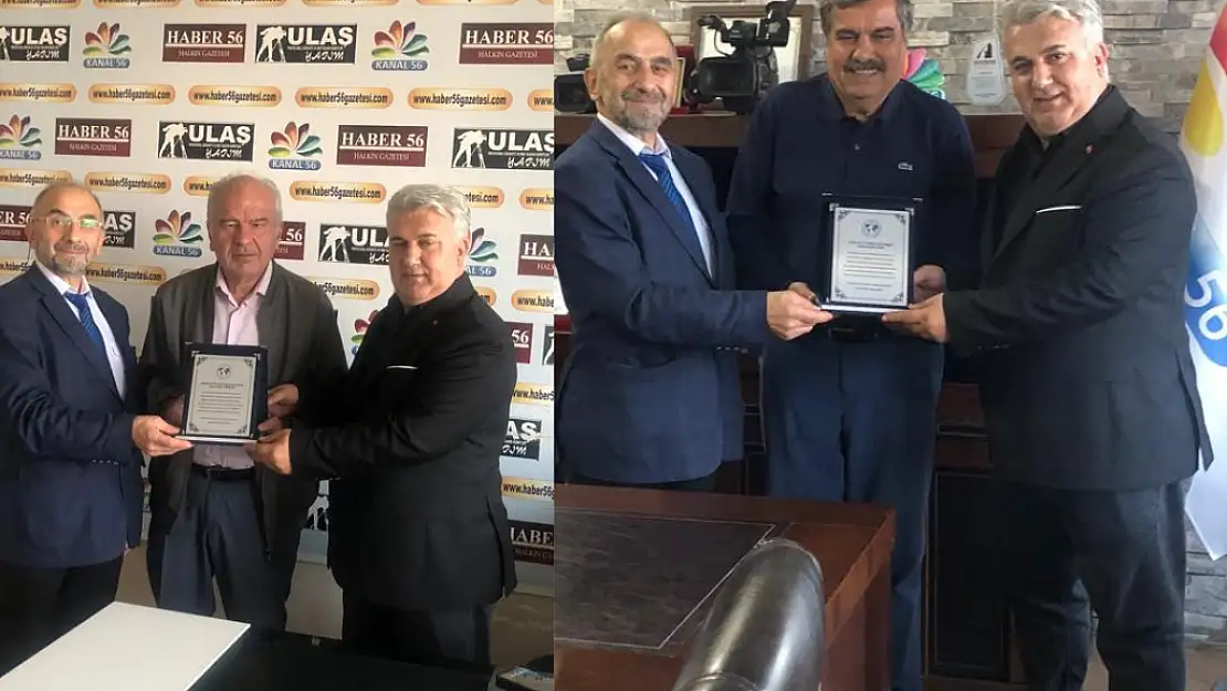 Kuzu ve Mergen'e Plaket