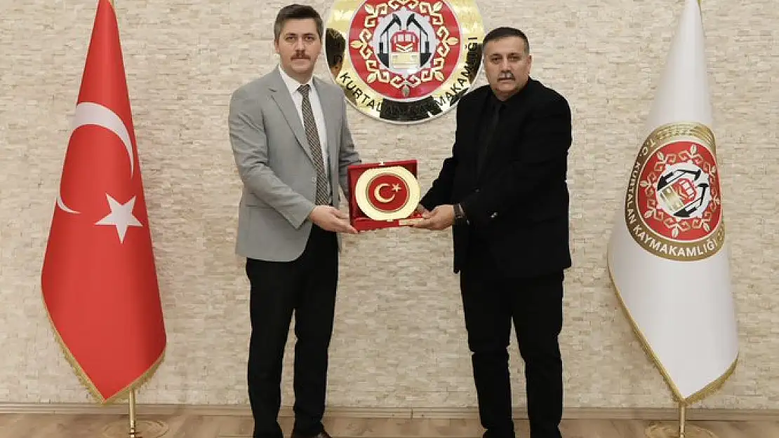 KYK Müdüründen Kaymakam Serin'e Ziyaret